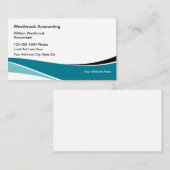 Moderner Beruflicher Buchhalter Visitenkarte (Vorne/Hinten)