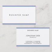 Moderner Beruflicher Cooler Sleek modischer Luxe Visitenkarte (Vorne/Hinten)