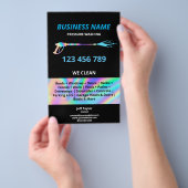 Moderner Beruflicher Druck Power waschen Flyer (Handgriff)