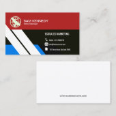 Moderner beruflicher einfacher Marketings-Manager, Visitenkarte (Vorne/Hinten)