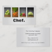 Moderner Beruflicher Elegant Nutrition Koch Visitenkarte (Vorne/Hinten)