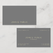 Moderner Beruflicher Eleganter kreativer Luxus Visitenkarte (Vorne/Hinten)