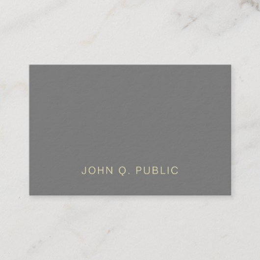 Moderner Beruflicher Eleganter, kreativer Ultra-Th Visitenkarte (Vorderseite)