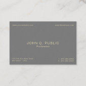 Moderner Beruflicher Eleganter, kreativer Ultra-Th Visitenkarte (Rückseite)