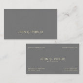 Moderner Beruflicher Eleganter, kreativer Ultra-Th Visitenkarte (Vorne/Hinten)