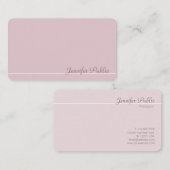 Moderner beruflicher eleganter Trendy Lech Visitenkarte (Vorne/Hinten)