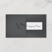 Moderner beruflicher grauer Kasten - Visitenkarte (Vorderseite)