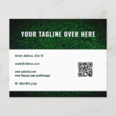 Moderner beruflicher grüner Flyer (Hinten)