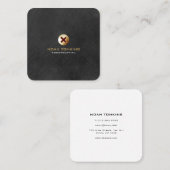 Moderner Beruflicher Handwerksbauer Quadratische Visitenkarte (Vorne/Hinten)