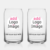 Moderner Beruflicher, individueller Business-Chic Dosenglas (Vorderseite)