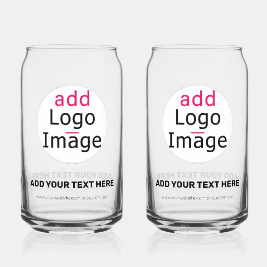 Moderner Beruflicher, individueller Business-Chic Dosenglas (Rückseite)