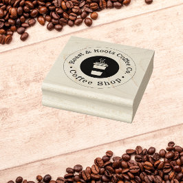 Moderner Beruflicher Kaffee Gummistempel