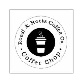 Moderner Beruflicher Kaffee Gummistempel (Prägung)
