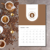 Moderner Beruflicher Kaffee Kalender