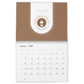 Moderner Beruflicher Kaffee Kalender (Jan 2027)