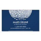 Moderner Beruflicher Klempner Magnetische Visitenkarte (Vorderseite)