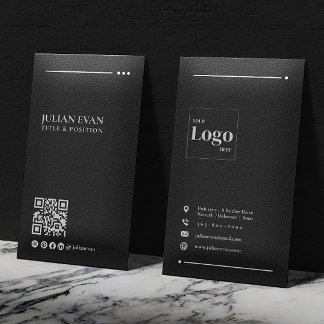 Moderner Beruflicher LinkedIn-QR-Code Visitenkarte