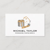 Moderner Beruflicher Malservice Visitenkarte (Vorderseite)