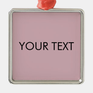 Moderner Beruflicher Markenname Rosa Ornament Aus Metall