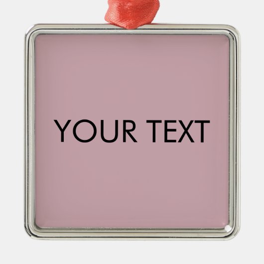 Moderner Beruflicher Markenname Rosa Ornament Aus Metall (Vorne)