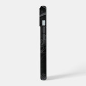 Moderner Beruflicher Marmorstil iPhone 15 Hülle (Linke Seite)