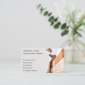 Moderner Beruflicher Mauerstauber Visitenkarte (Stehend Vorderseite)