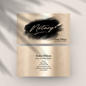 Moderner Beruflicher Notar-Agent Visitenkarte