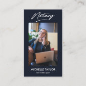 Moderner Beruflicher Notar-QR-Code für öffentliche Visitenkarte (Vorderseite)