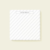 Moderner Beruflicher Personalisierter Name Post-it Klebezettel