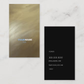 Moderner Beruflicher Pinselstrich Visitenkarte (Vorne/Hinten)