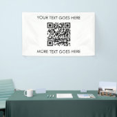 Moderner, Beruflicher QR-Code Banner (Messeveranstaltung)