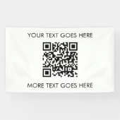 Moderner, Beruflicher QR-Code Banner (Horizontal)