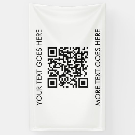 Moderner, Beruflicher QR-Code Banner (Vertikal)
