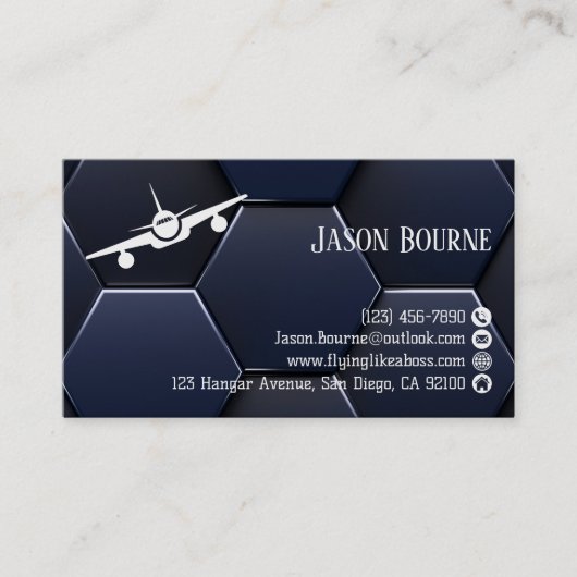 Moderner Beruflicher QR-Code Visitenkarte (Vorderseite)