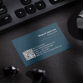 Moderner Beruflicher QR-Code Visitenkarte