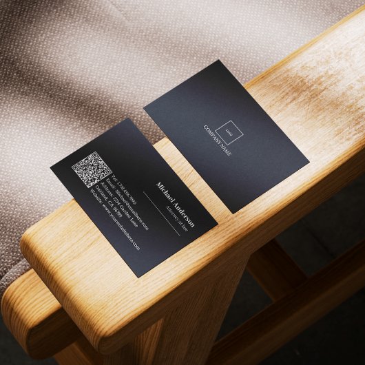 Moderner Beruflicher QR-Code Visitenkarte