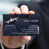 Moderner Beruflicher QR-Code Visitenkarte