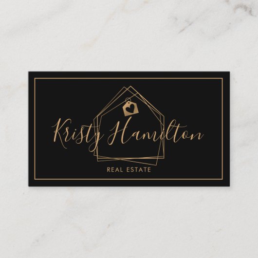 Moderner Beruflicher Real Anwesen Realtor Foto hin Visitenkarte (Vorderseite)