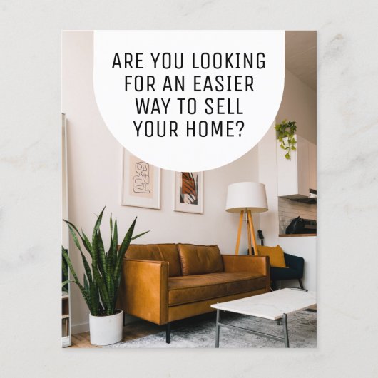 Moderner Beruflicher Realtor Einfache Broschüre Fl (Vorne)