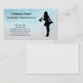 Moderner Beruflicher Reinigungsservice Visitenkarte (Vorne/Hinten)