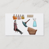 Moderner Beruflicher Reinigungsservice Visitenkarte (Vorderseite)