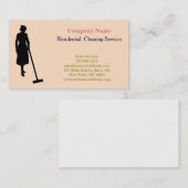 Moderner Beruflicher Reinigungsservice Visitenkarte (Vorne/Hinten)