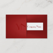 Moderner beruflicher roter Kasten - Visitenkarte (Vorderseite)