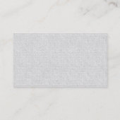 Moderner Beruflicher Schlichter Graustein Visitenkarte (Rückseite)