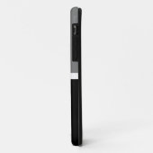 Moderner Beruflicher Schwarz-weißer Farbblock Case-Mate iPhone Hülle (Hinten/Links)