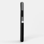 Moderner Beruflicher Schwarz-weißer Farbblock Case-Mate iPhone Hülle (Hinten/Rechts)