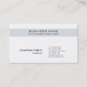 Moderner Beruflicher Sleek Trendy Classy Schlicht Visitenkarte (Vorderseite)