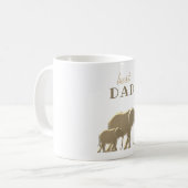 Moderner Best Dad Kaffeetasse (Vorderseite Links)