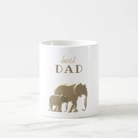Moderner Best Dad Kaffeetasse (Mittel)