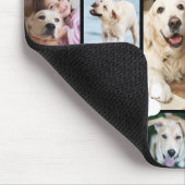 Moderner BEST DOG JE 8 Fotos Personalisiert Mousepad (Ecke)